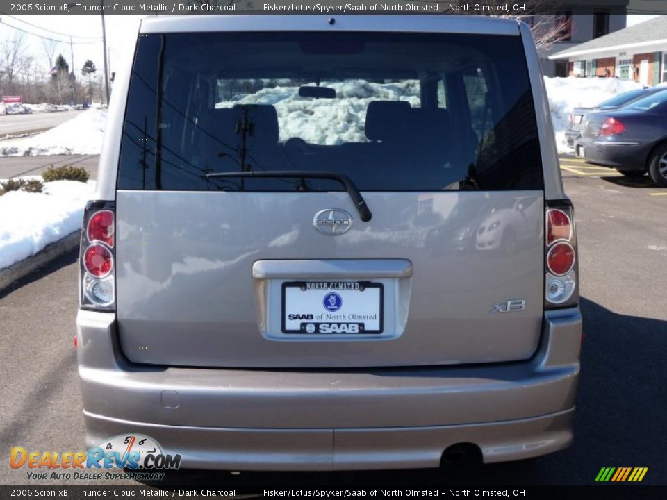 2006 Scion xB Thunder Cloud Metallic / Dark Charcoal Photo #7