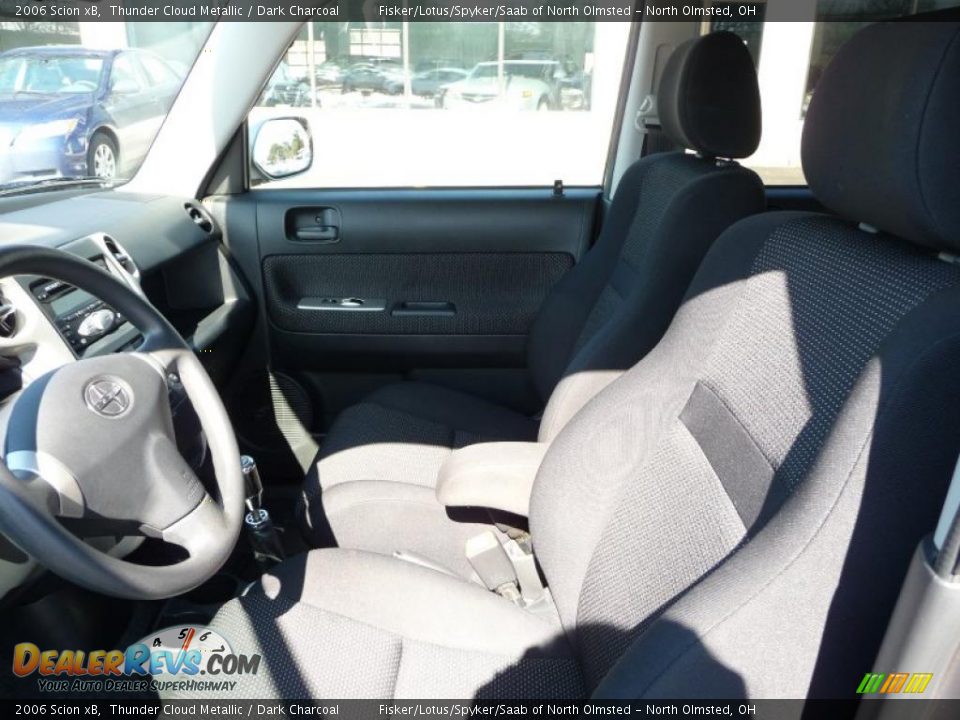 2006 Scion xB Thunder Cloud Metallic / Dark Charcoal Photo #10