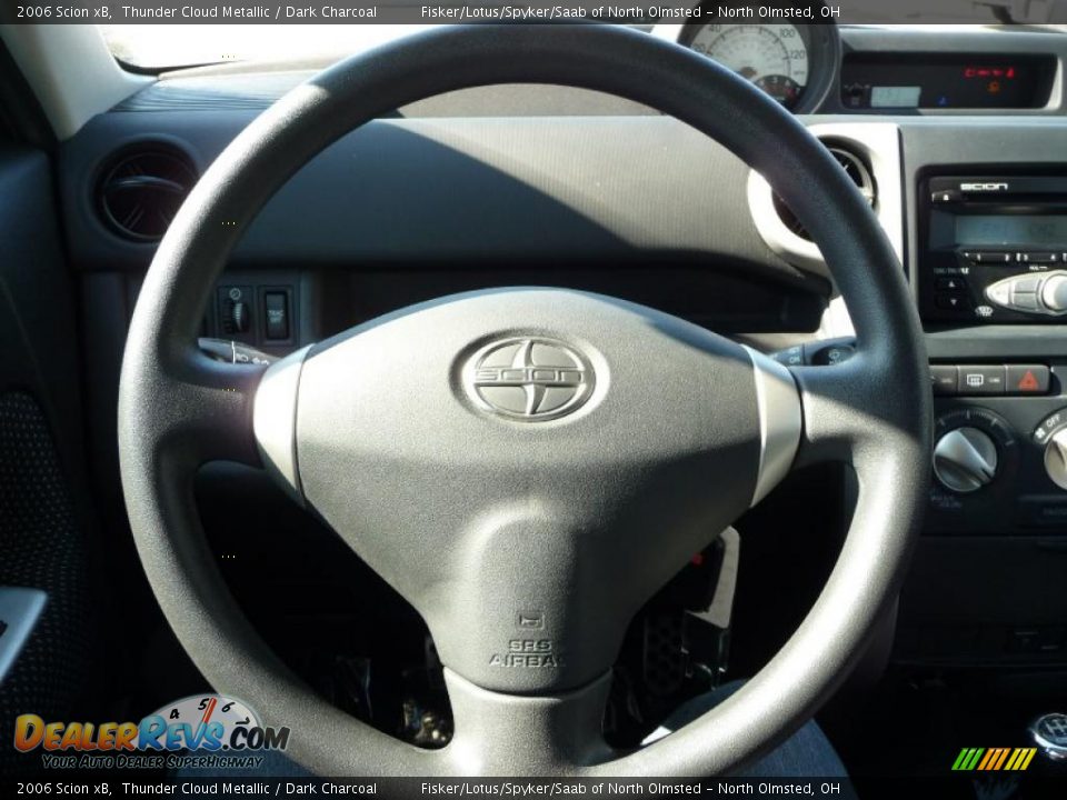 2006 Scion xB Thunder Cloud Metallic / Dark Charcoal Photo #11