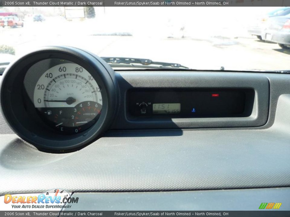 2006 Scion xB Thunder Cloud Metallic / Dark Charcoal Photo #12
