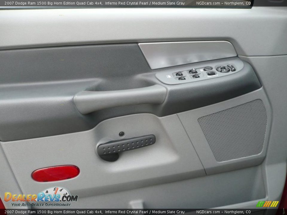 2007 Dodge Ram 1500 Big Horn Edition Quad Cab 4x4 Inferno Red Crystal Pearl / Medium Slate Gray Photo #7