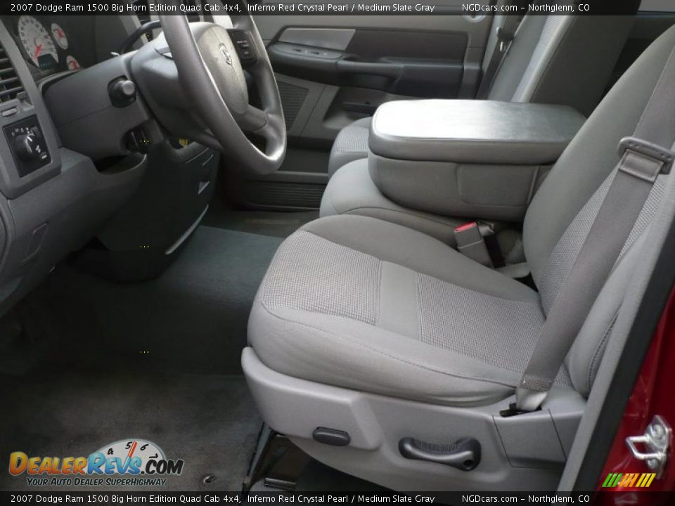 2007 Dodge Ram 1500 Big Horn Edition Quad Cab 4x4 Inferno Red Crystal Pearl / Medium Slate Gray Photo #9