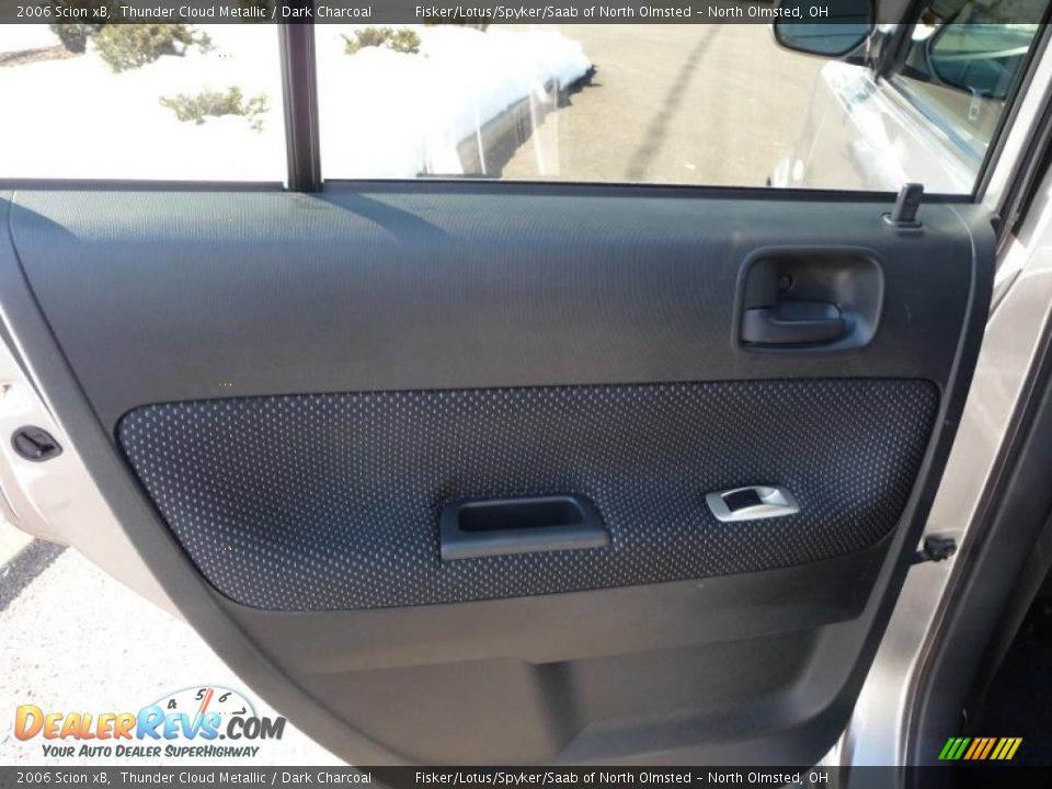 2006 Scion xB Thunder Cloud Metallic / Dark Charcoal Photo #19