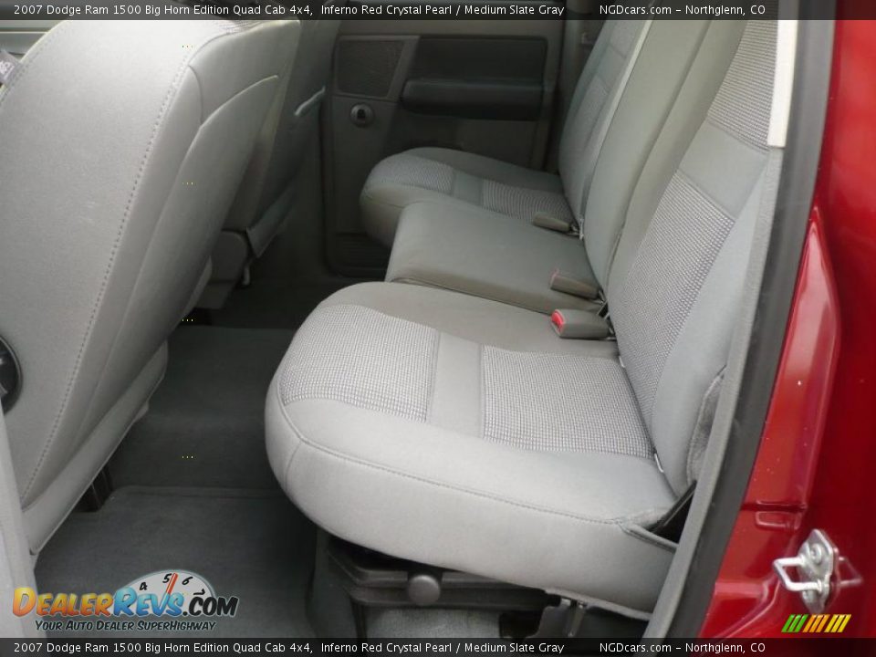 2007 Dodge Ram 1500 Big Horn Edition Quad Cab 4x4 Inferno Red Crystal Pearl / Medium Slate Gray Photo #10