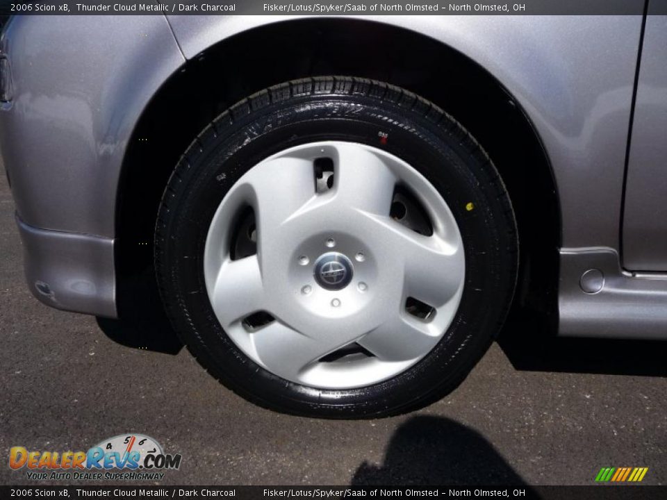 2006 Scion xB Thunder Cloud Metallic / Dark Charcoal Photo #24