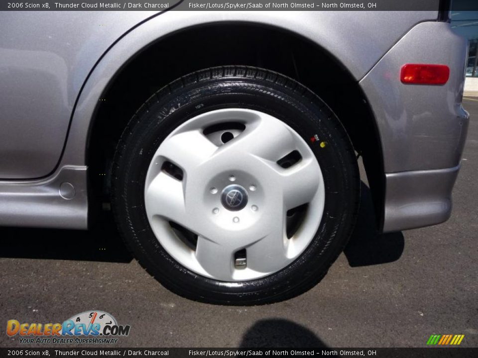 2006 Scion xB Thunder Cloud Metallic / Dark Charcoal Photo #25