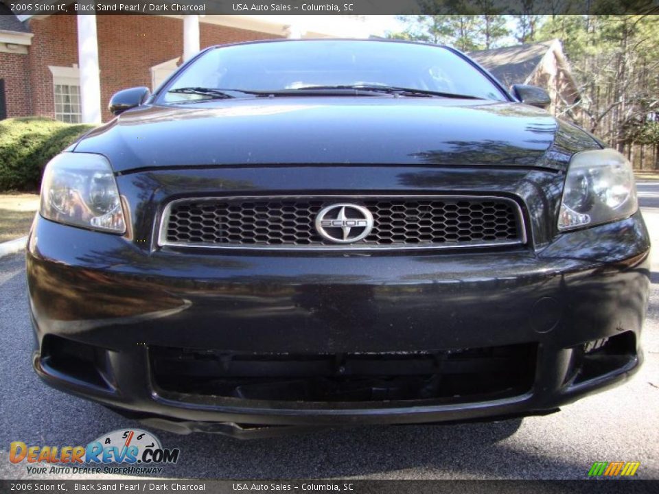2006 Scion tC Black Sand Pearl / Dark Charcoal Photo #2