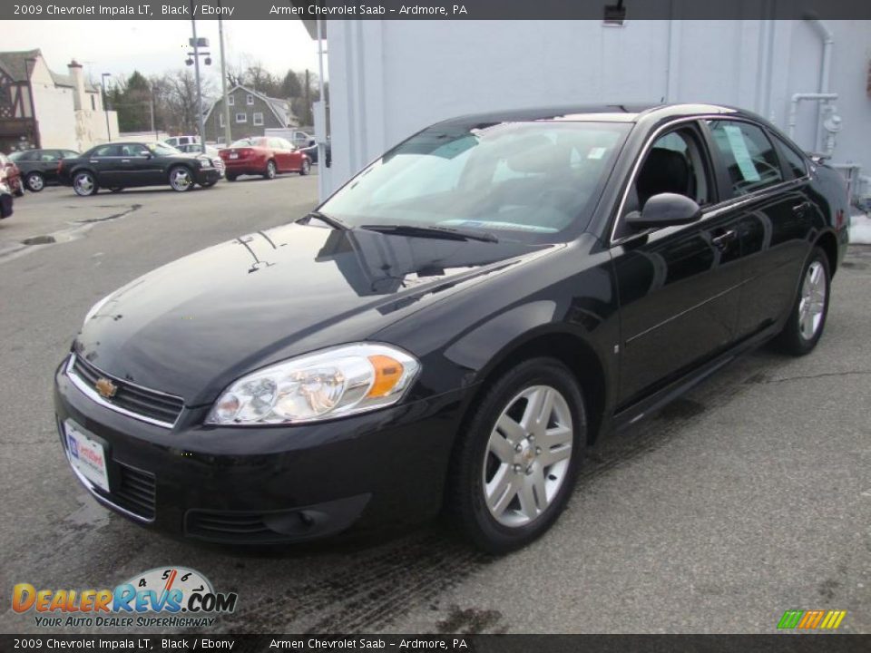 2009 Chevrolet Impala LT Black / Ebony Photo #2
