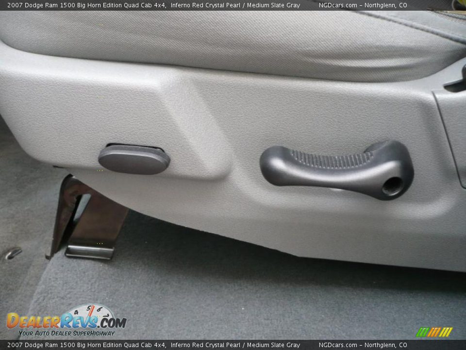 2007 Dodge Ram 1500 Big Horn Edition Quad Cab 4x4 Inferno Red Crystal Pearl / Medium Slate Gray Photo #22