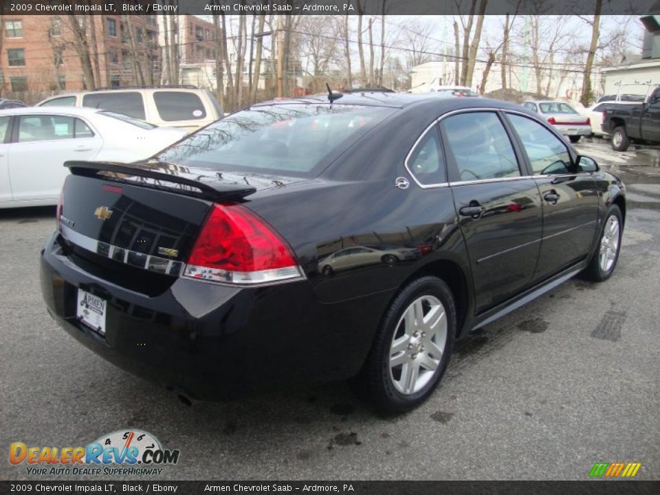2009 Chevrolet Impala LT Black / Ebony Photo #7