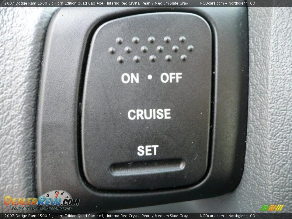2007 Dodge Ram 1500 Big Horn Edition Quad Cab 4x4 Inferno Red Crystal Pearl / Medium Slate Gray Photo #23