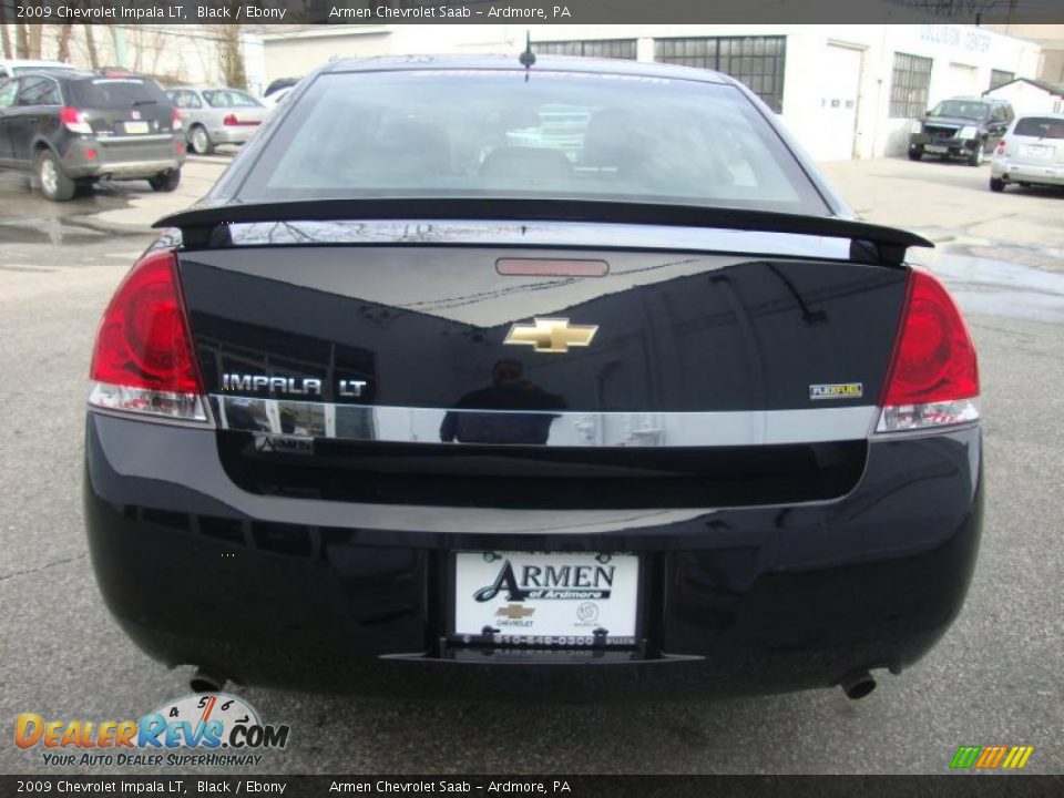 2009 Chevrolet Impala LT Black / Ebony Photo #8