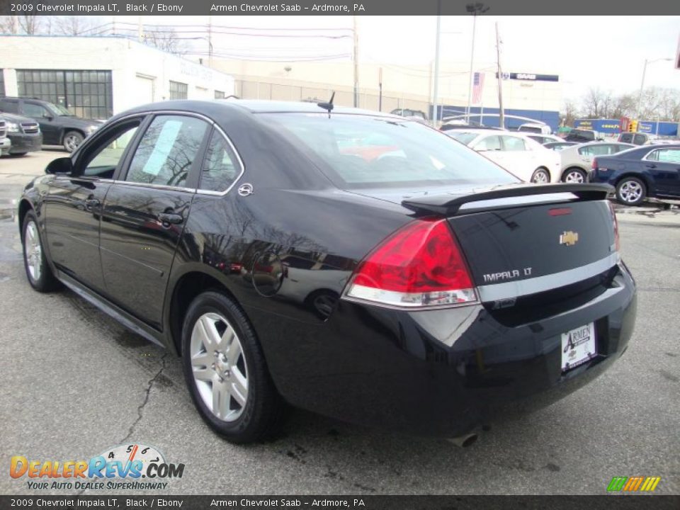 2009 Chevrolet Impala LT Black / Ebony Photo #9