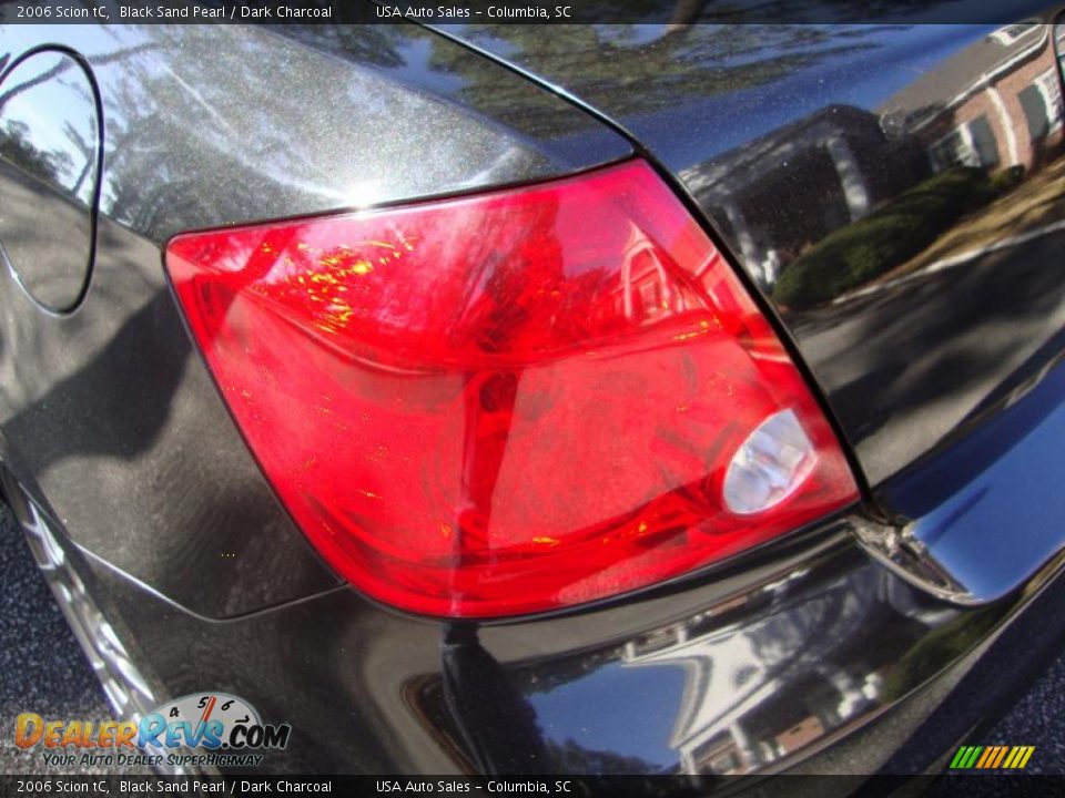 2006 Scion tC Black Sand Pearl / Dark Charcoal Photo #11
