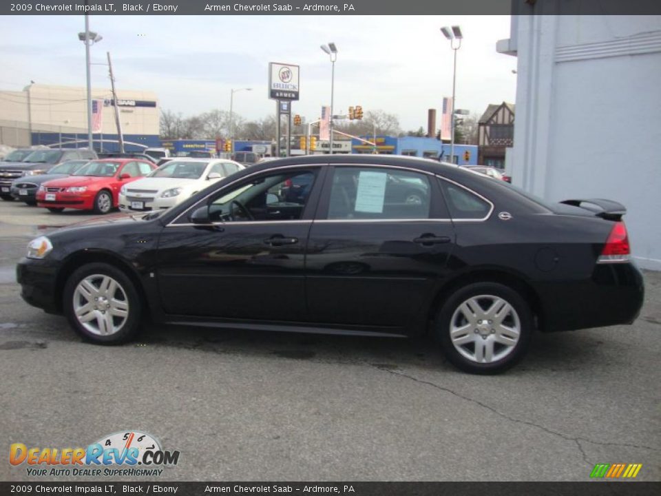2009 Chevrolet Impala LT Black / Ebony Photo #10