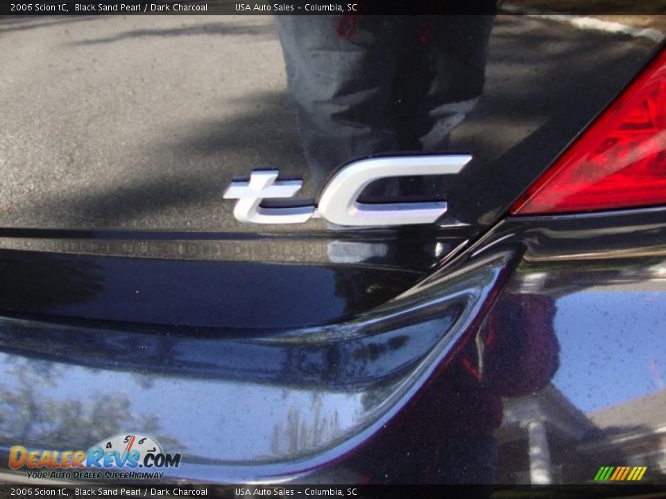 2006 Scion tC Black Sand Pearl / Dark Charcoal Photo #13