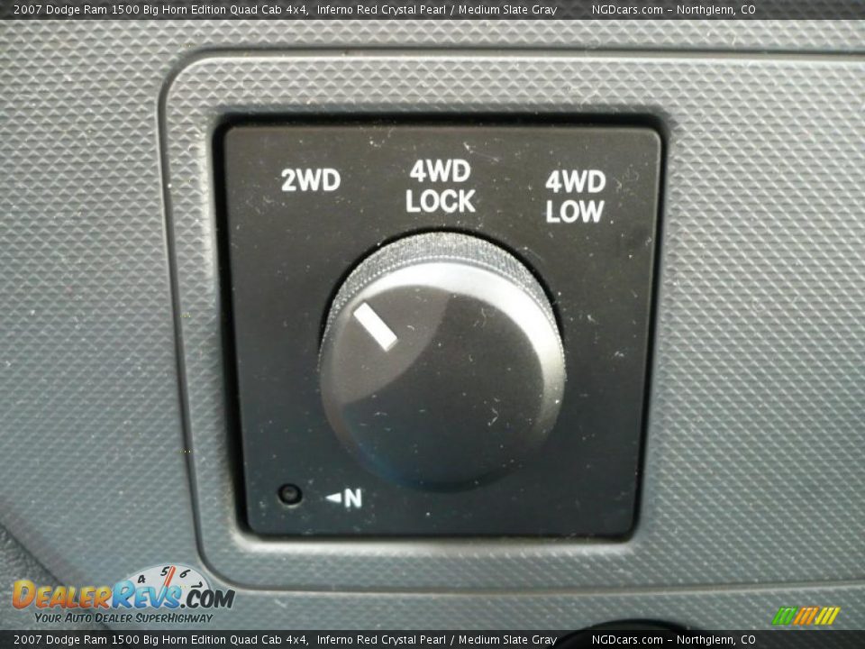 2007 Dodge Ram 1500 Big Horn Edition Quad Cab 4x4 Inferno Red Crystal Pearl / Medium Slate Gray Photo #26
