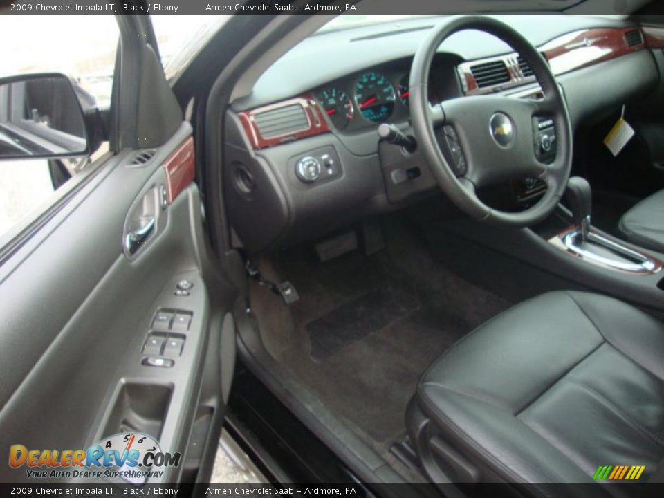 2009 Chevrolet Impala LT Black / Ebony Photo #12
