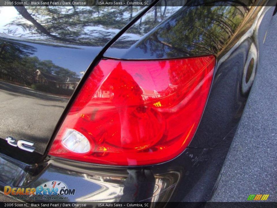 2006 Scion tC Black Sand Pearl / Dark Charcoal Photo #14