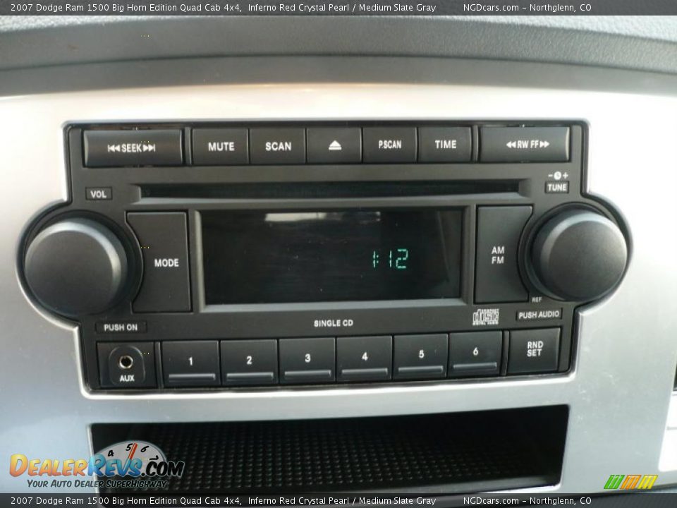 2007 Dodge Ram 1500 Big Horn Edition Quad Cab 4x4 Inferno Red Crystal Pearl / Medium Slate Gray Photo #27