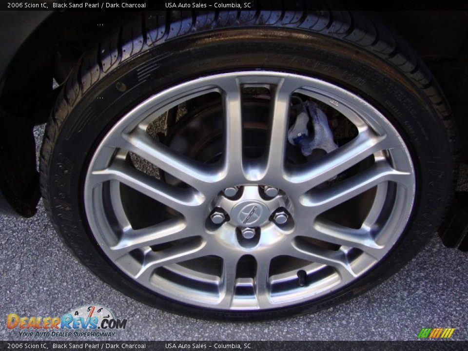 2006 Scion tC Black Sand Pearl / Dark Charcoal Photo #15
