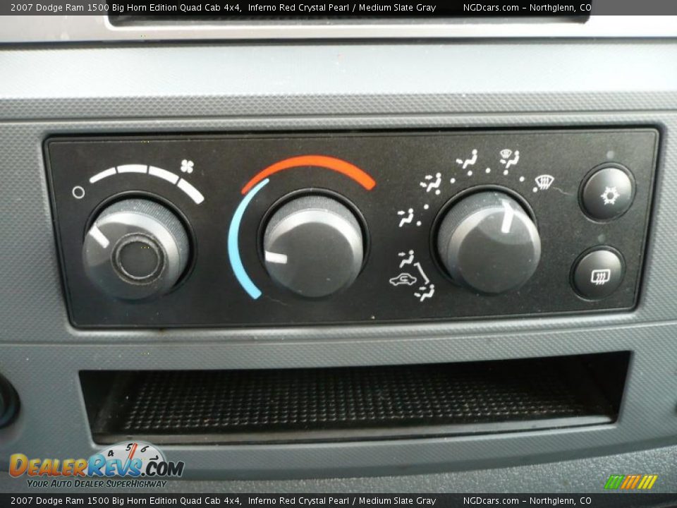 2007 Dodge Ram 1500 Big Horn Edition Quad Cab 4x4 Inferno Red Crystal Pearl / Medium Slate Gray Photo #28