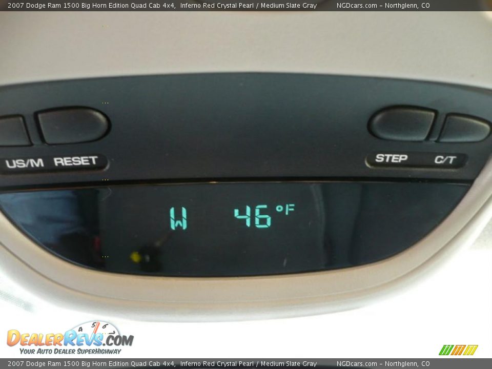 2007 Dodge Ram 1500 Big Horn Edition Quad Cab 4x4 Inferno Red Crystal Pearl / Medium Slate Gray Photo #29