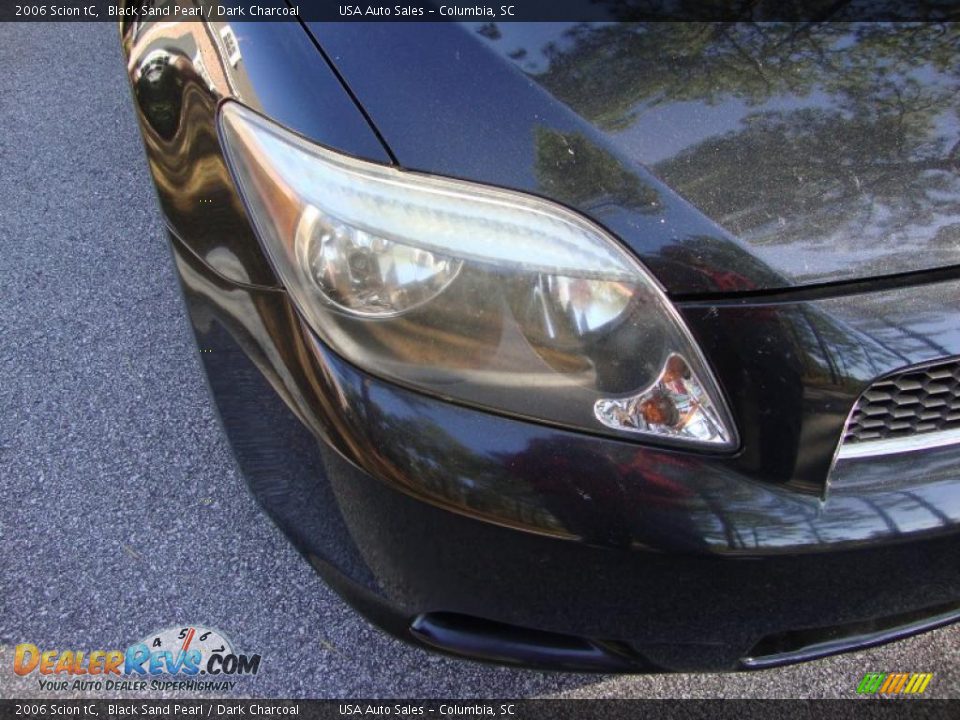 2006 Scion tC Black Sand Pearl / Dark Charcoal Photo #18