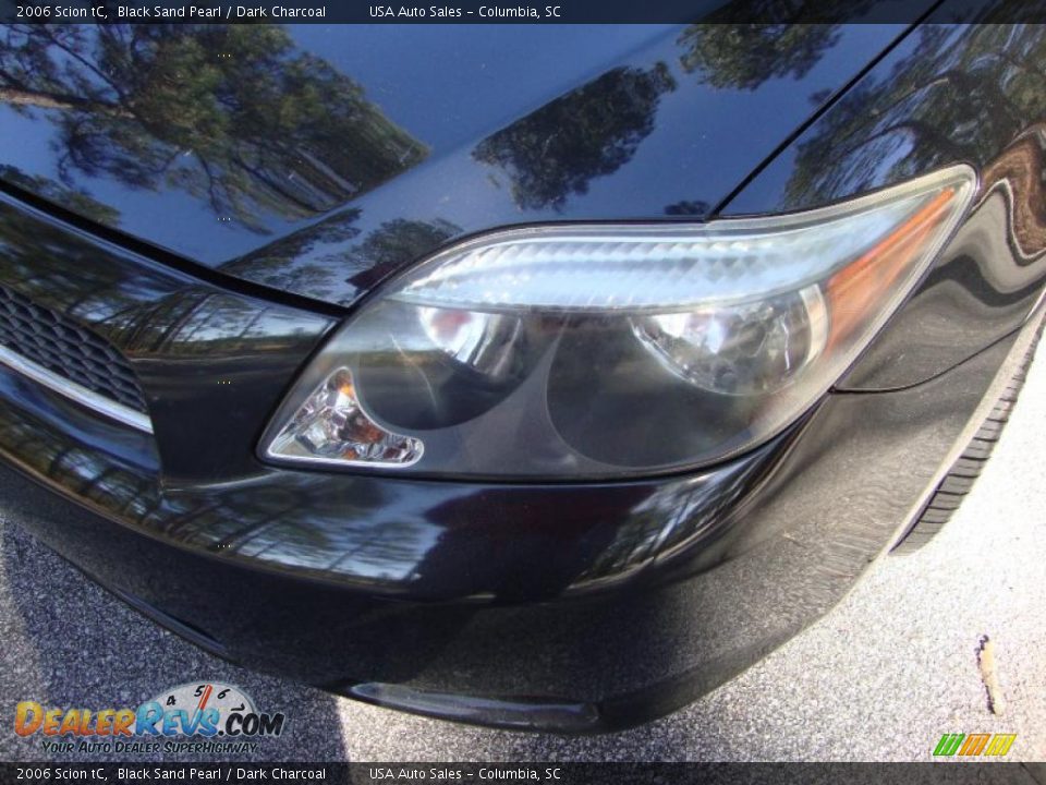 2006 Scion tC Black Sand Pearl / Dark Charcoal Photo #19