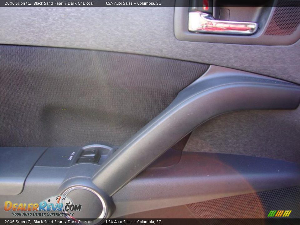 2006 Scion tC Black Sand Pearl / Dark Charcoal Photo #21