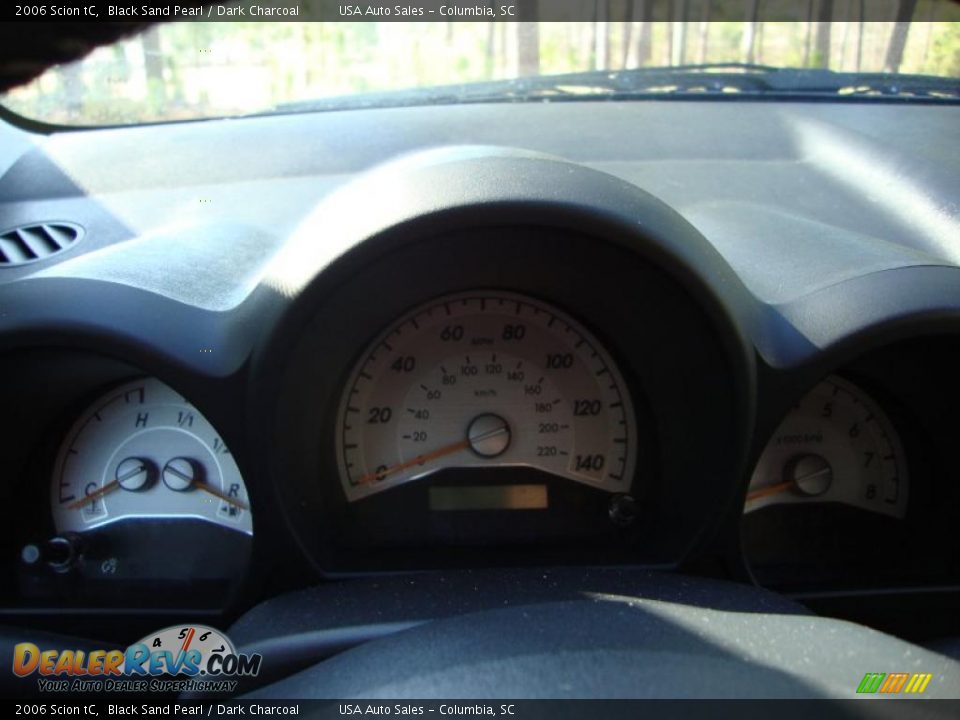 2006 Scion tC Black Sand Pearl / Dark Charcoal Photo #24