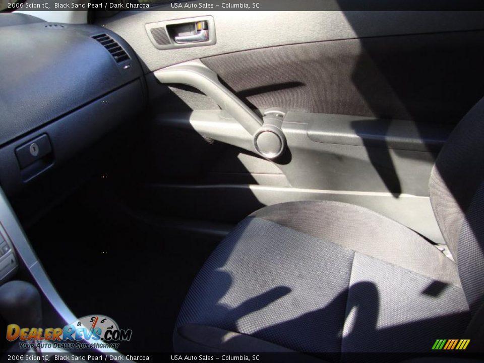 2006 Scion tC Black Sand Pearl / Dark Charcoal Photo #29