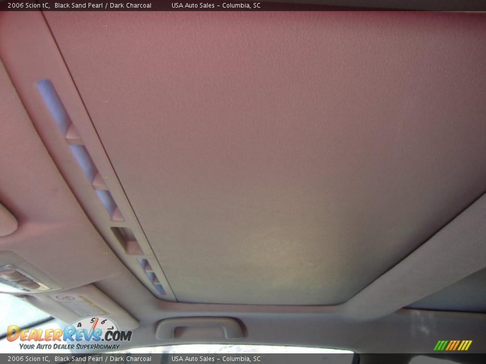 2006 Scion tC Black Sand Pearl / Dark Charcoal Photo #32