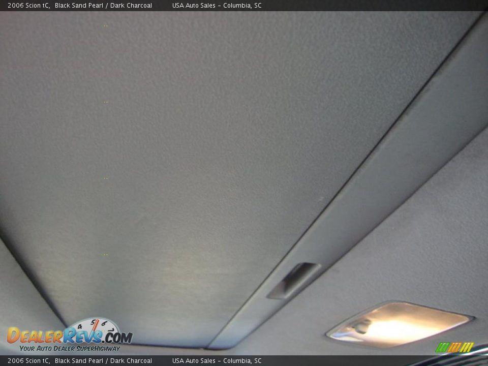 2006 Scion tC Black Sand Pearl / Dark Charcoal Photo #33