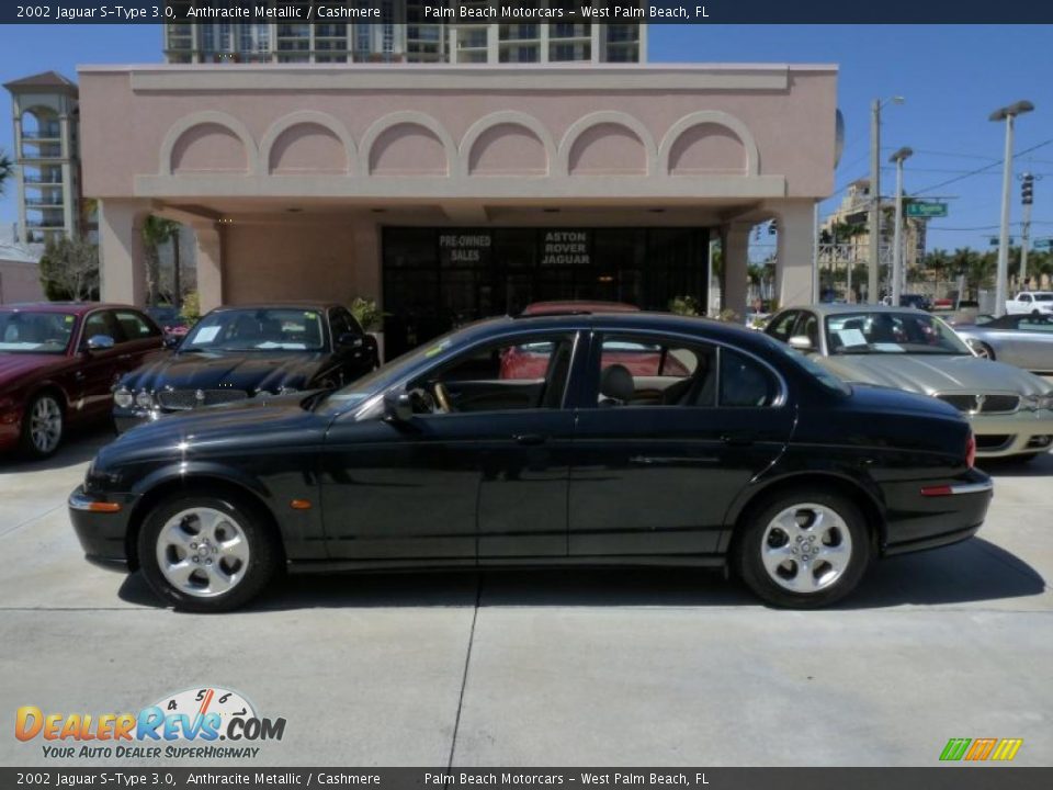 2002 Jaguar S-Type 3.0 Anthracite Metallic / Cashmere Photo #3