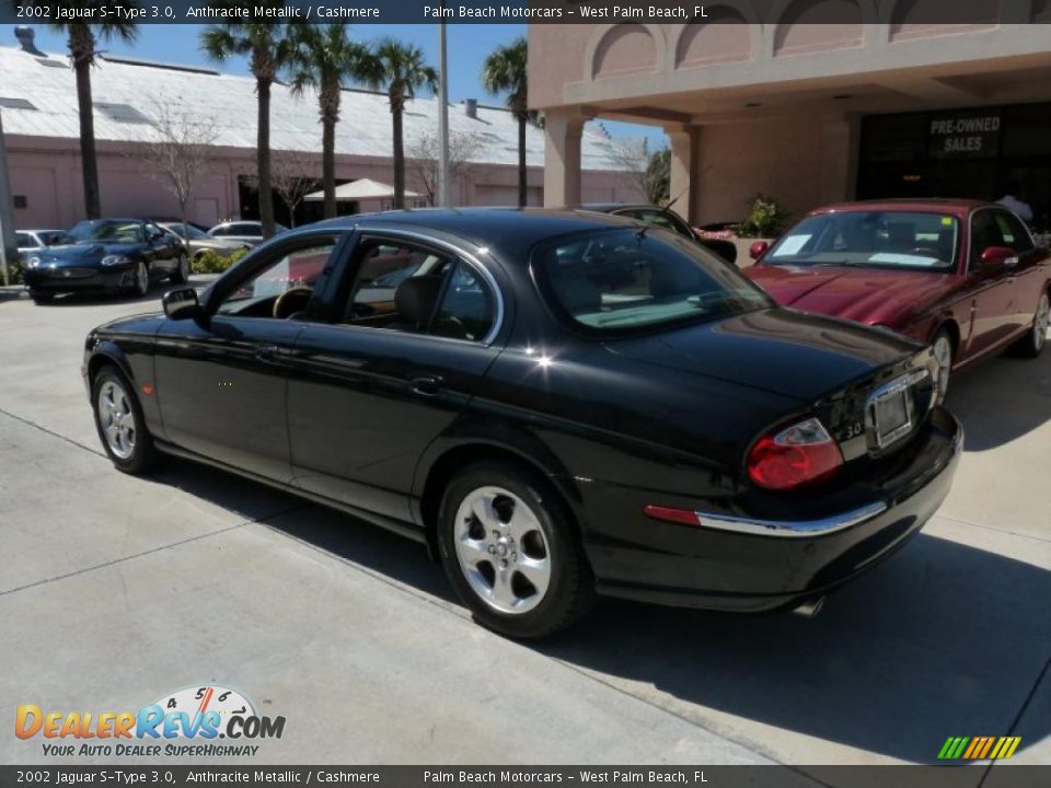 2002 Jaguar S-Type 3.0 Anthracite Metallic / Cashmere Photo #4