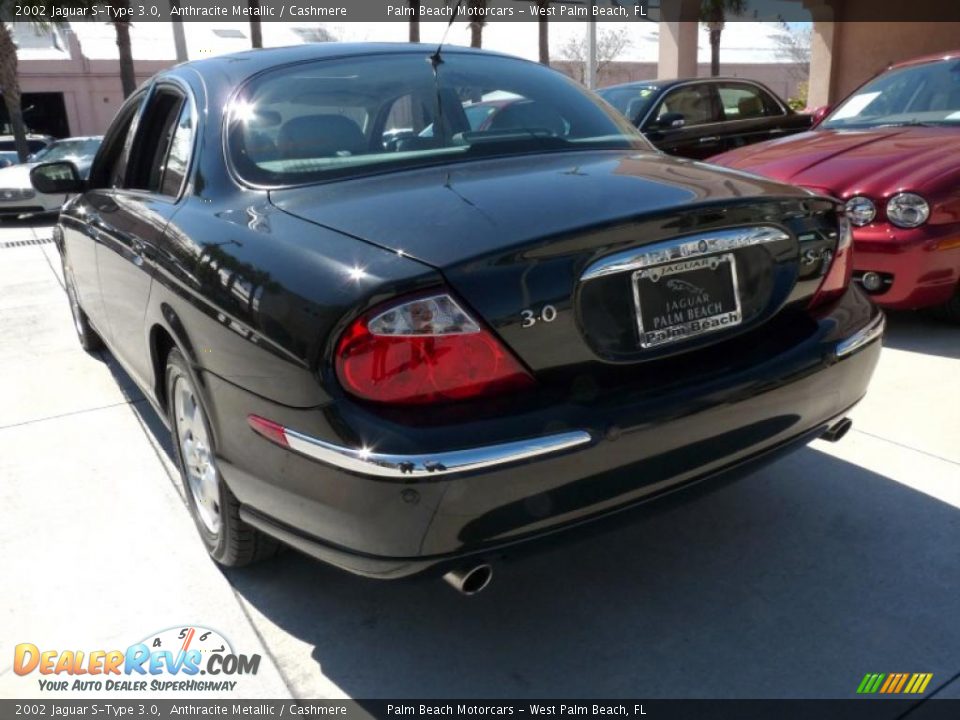 2002 Jaguar S-Type 3.0 Anthracite Metallic / Cashmere Photo #6