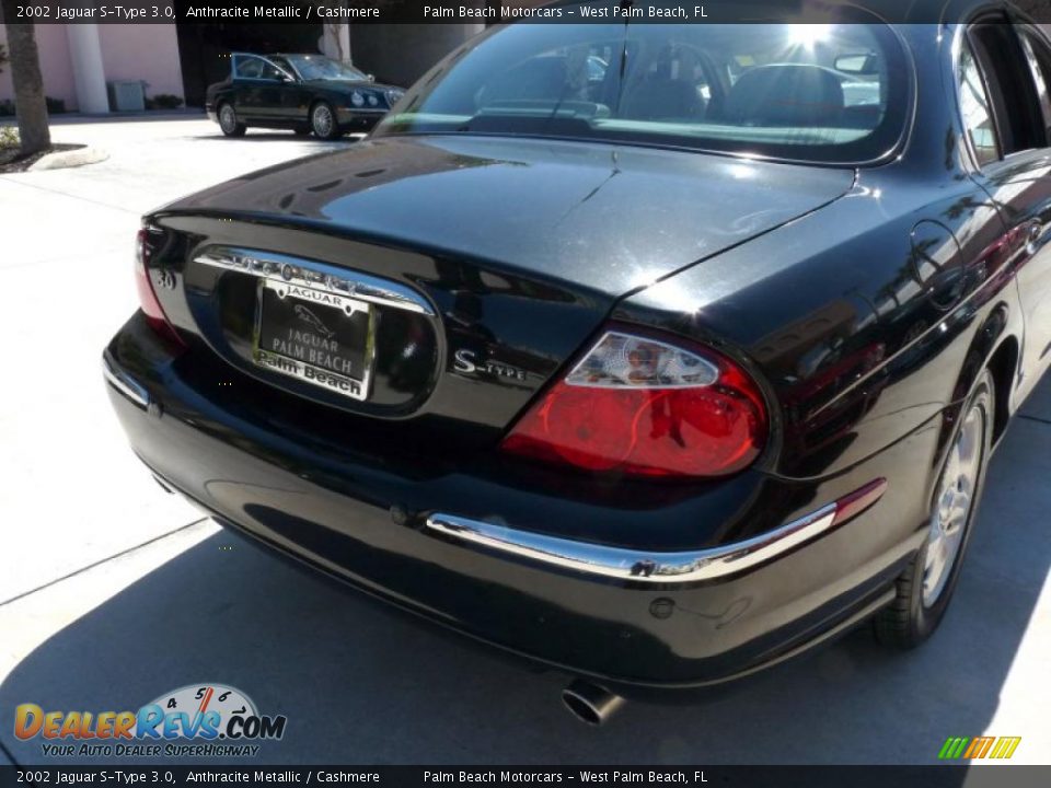 2002 Jaguar S-Type 3.0 Anthracite Metallic / Cashmere Photo #7