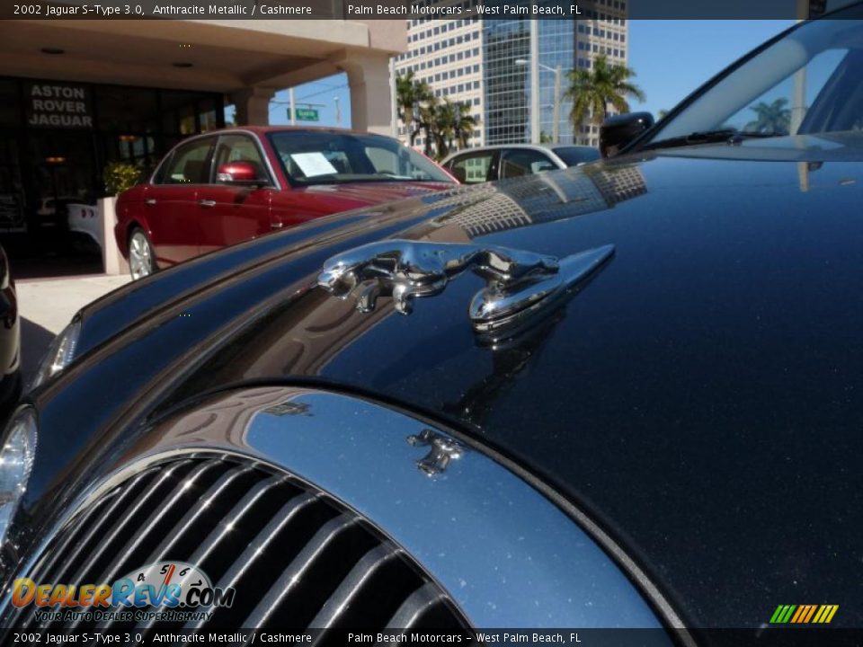 2002 Jaguar S-Type 3.0 Anthracite Metallic / Cashmere Photo #11