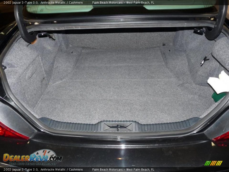 2002 Jaguar S-Type 3.0 Anthracite Metallic / Cashmere Photo #14