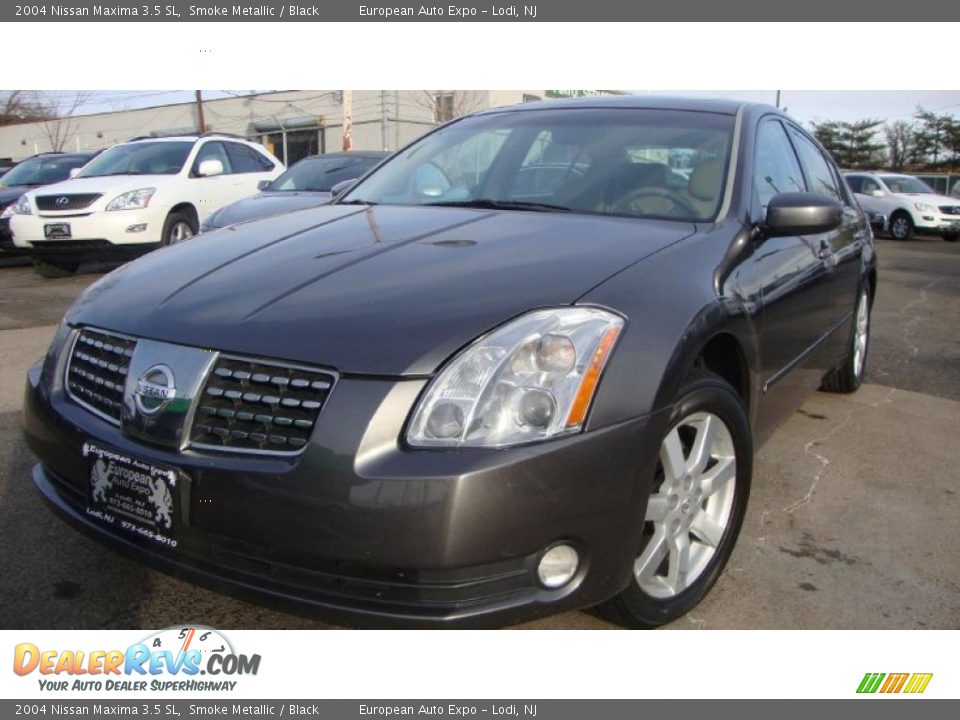 2004 Nissan Maxima 3.5 SL Smoke Metallic / Black Photo #1