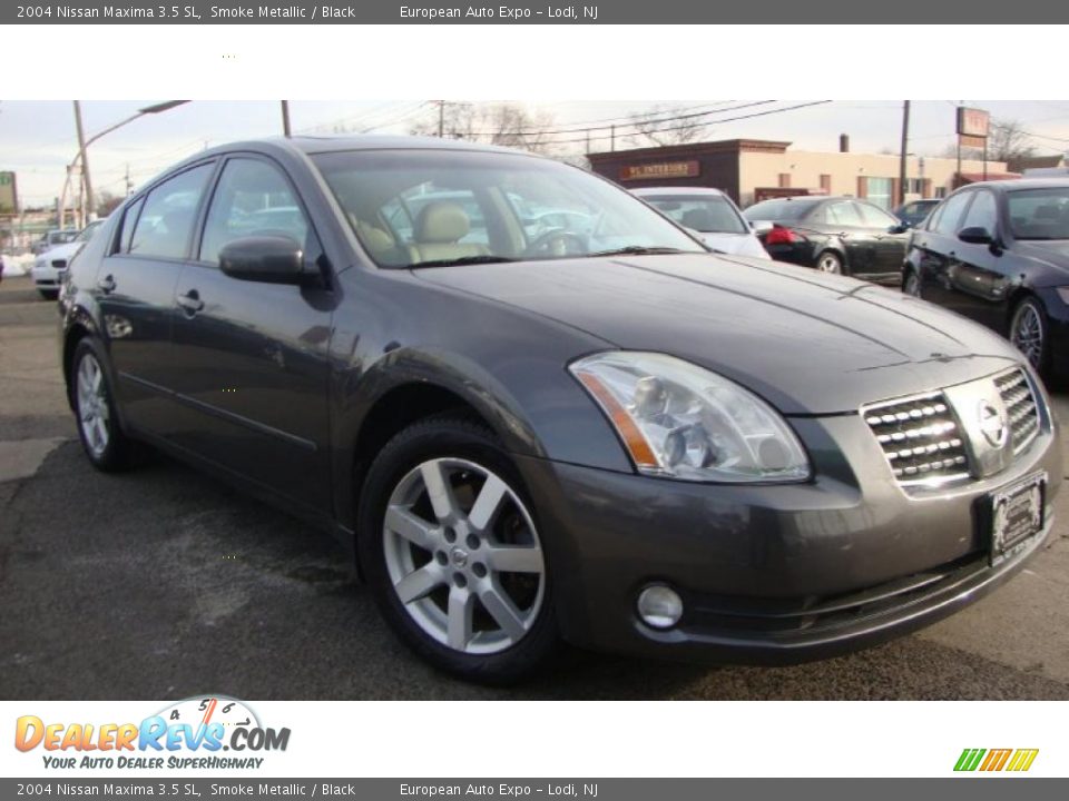 2004 Nissan Maxima 3.5 SL Smoke Metallic / Black Photo #2