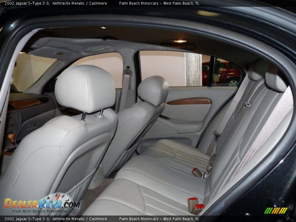 2002 Jaguar S-Type 3.0 Anthracite Metallic / Cashmere Photo #20