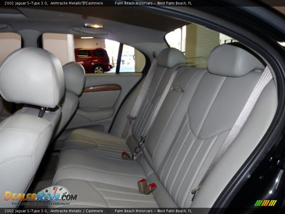 2002 Jaguar S-Type 3.0 Anthracite Metallic / Cashmere Photo #21