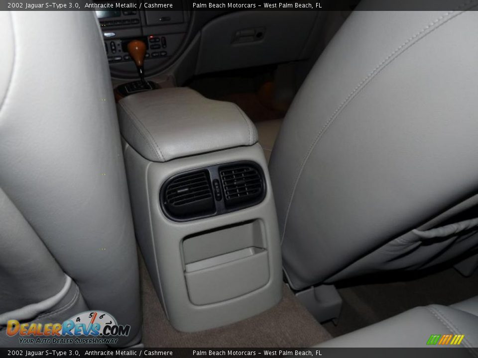 2002 Jaguar S-Type 3.0 Anthracite Metallic / Cashmere Photo #22