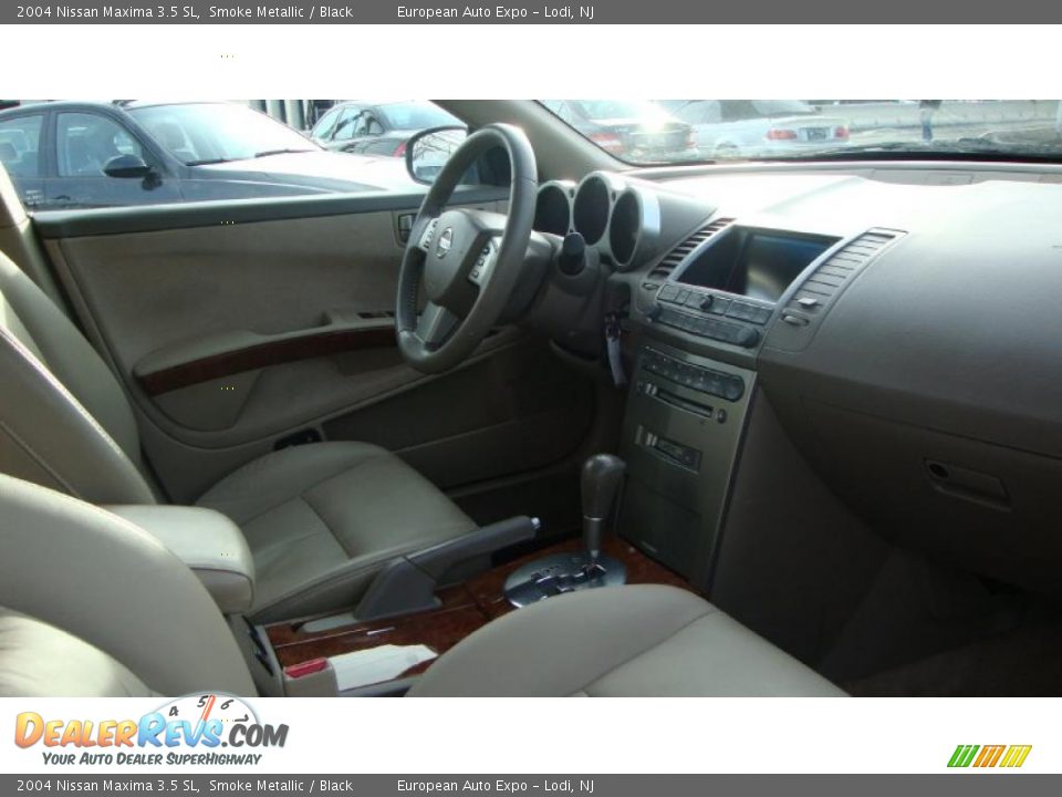 2004 Nissan Maxima 3.5 SL Smoke Metallic / Black Photo #7