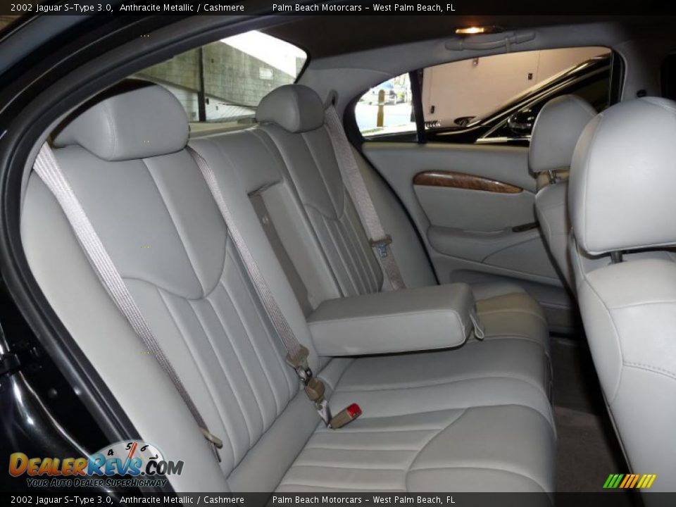 2002 Jaguar S-Type 3.0 Anthracite Metallic / Cashmere Photo #24