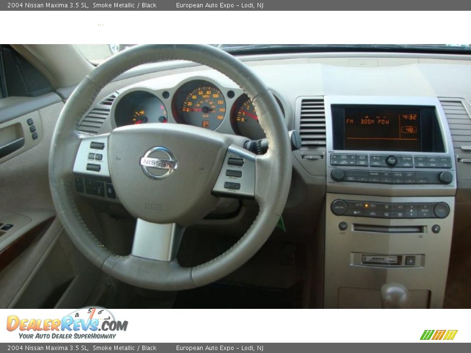 2004 Nissan Maxima 3.5 SL Smoke Metallic / Black Photo #11