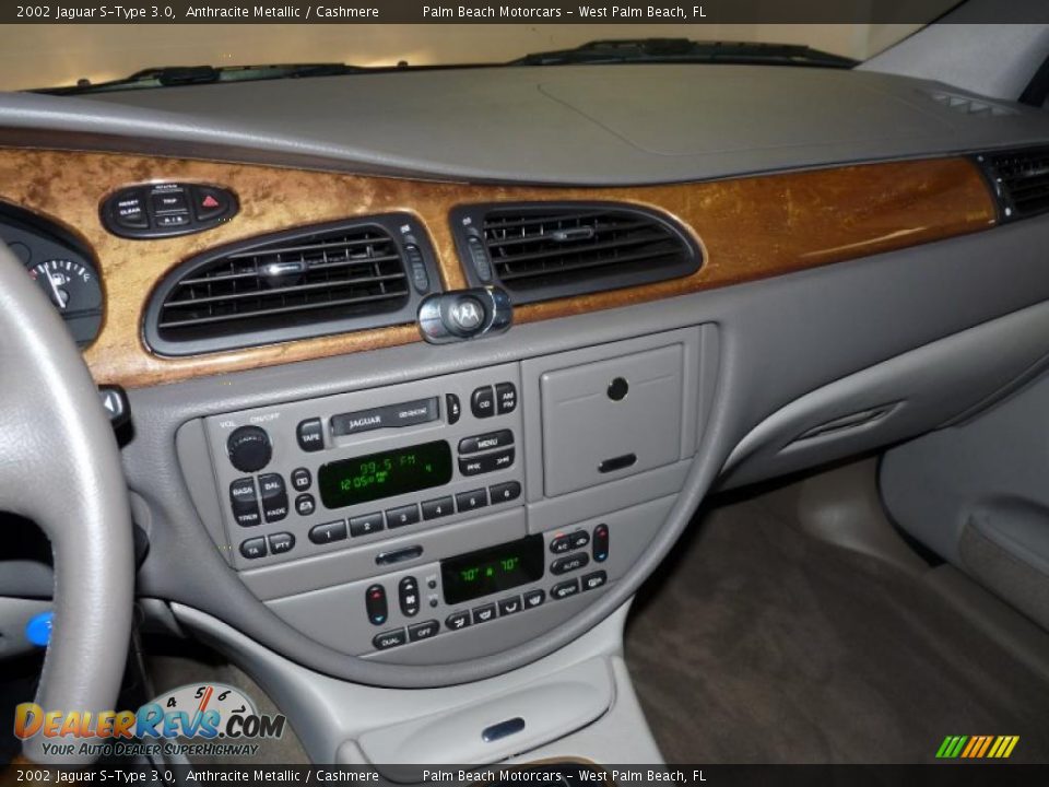 2002 Jaguar S-Type 3.0 Anthracite Metallic / Cashmere Photo #31