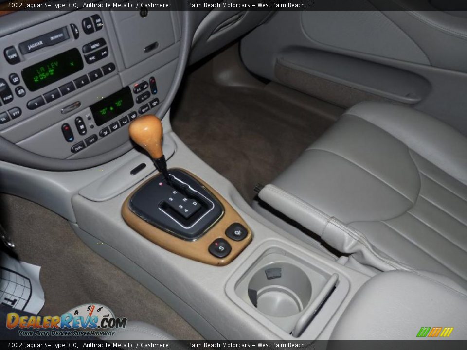 2002 Jaguar S-Type 3.0 Anthracite Metallic / Cashmere Photo #32